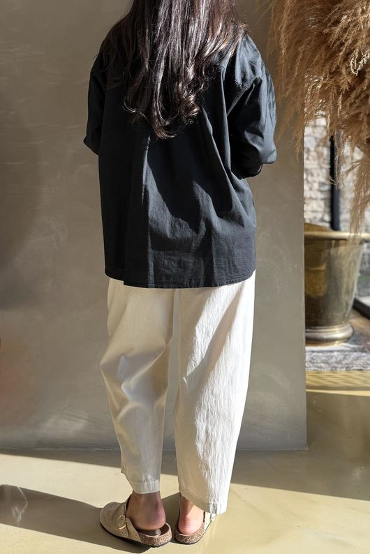 Paloma French Tuck Shirt Black